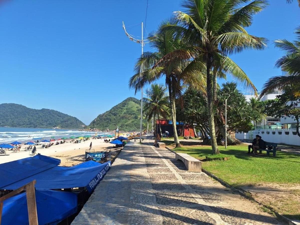 1E-Pe Na Areia Da Praia Do Tombo, 3 Quartos, Ar Cond, 2 Banheiros+Roupas De Cama Guarujá Eksteriør billede